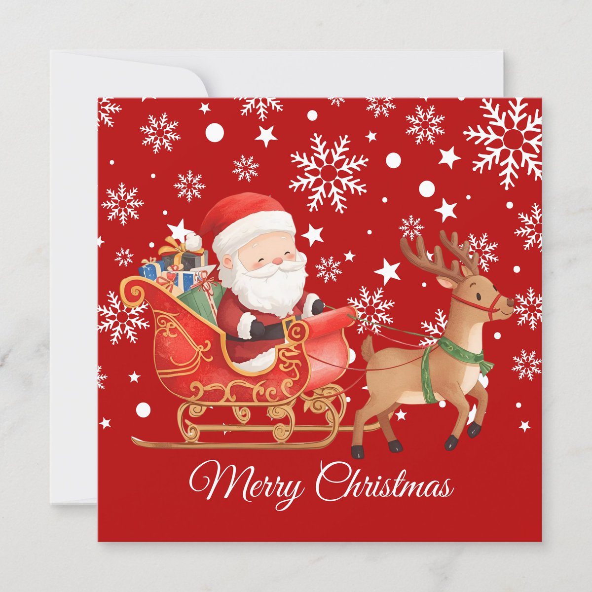 StoreVeselka's tweet photo. Santa on a reindeer sleight Christmas Holiday Card https://t.co/eM0aE2lwWi via @zazzle
#Santa #Claus #Reindeer #Christmas #holiday #card https://t.co/k6W97ev3So
