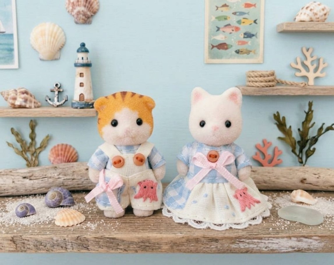 uhcsyn's tweet photo. もうすぐ10月半ばなのに
今日は31℃あって暑かった🫠

#シルバニアファミリー
#sylvanianfamilies https://t.co/ihkiS1PHGY
