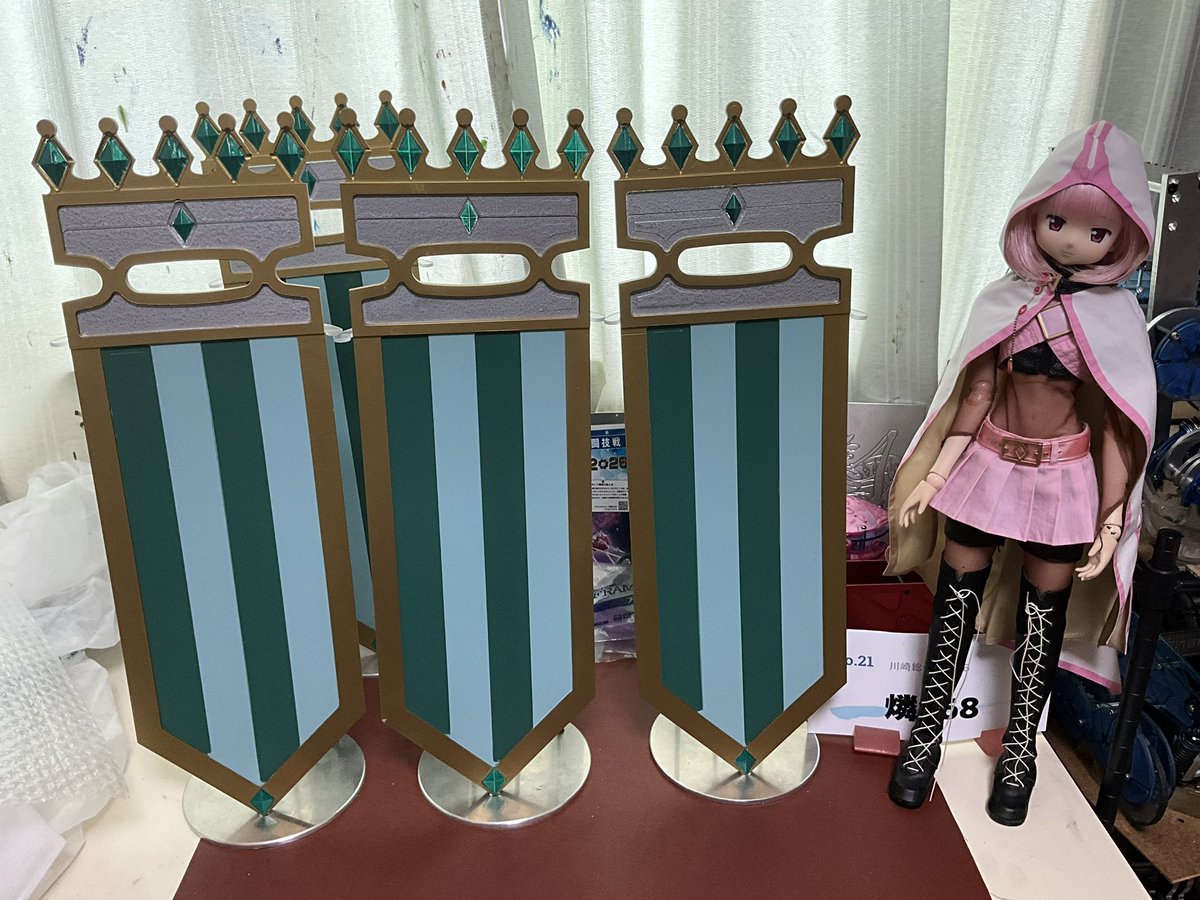 roboken398's tweet photo. 神浜ロボット研究部の燐「おにび」です
相方のあけみやすらとCNCやレーザーを駆使して
製造業ならではの二次創作グッズを制作してます
弊サークルのモットーは
「すぐやる必ずやる出来るまでやる」
「全ては夢のために」
「挑む者に勝利あり」
コラボもお待ちしてます
#まどドラ技術部 https://t.co/jmvNA1zkpX