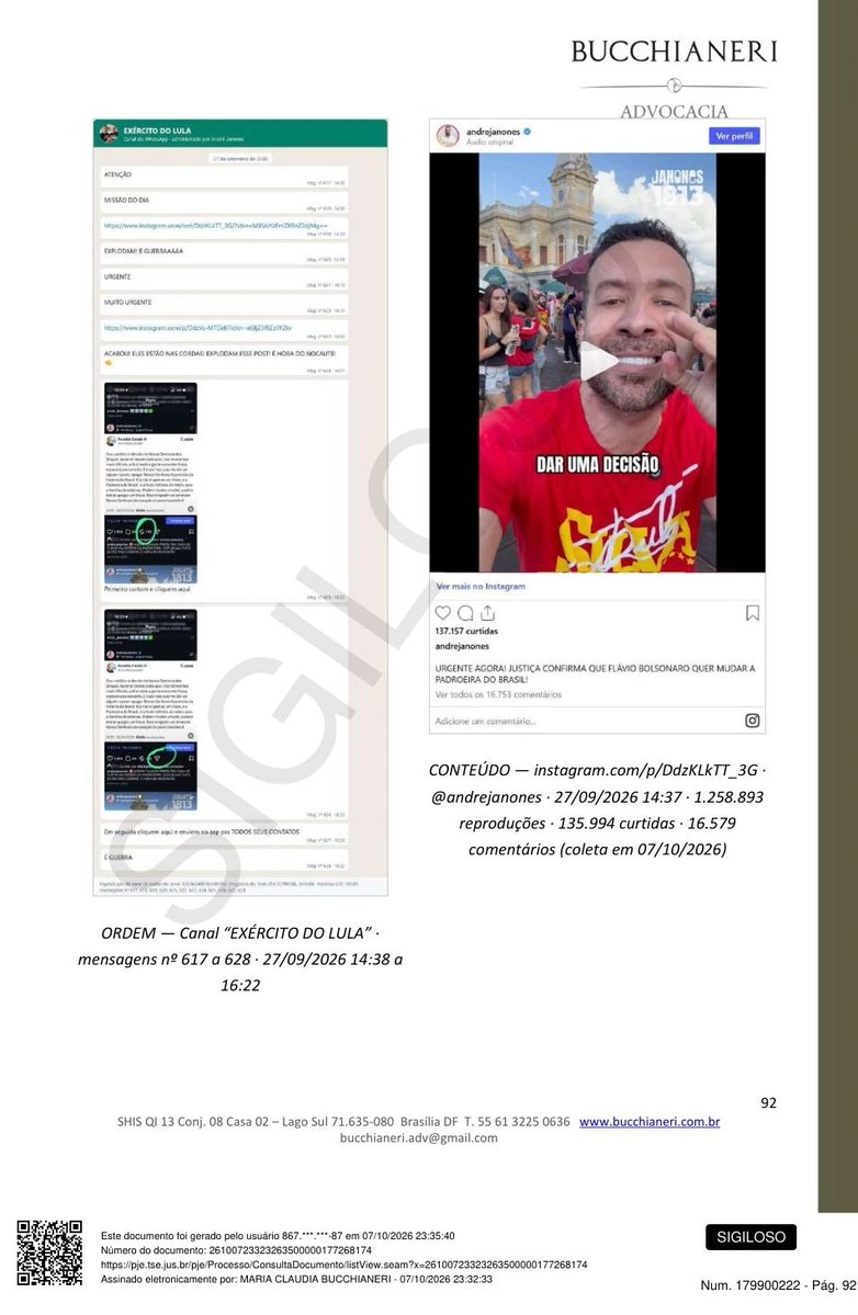 elivieira's tweet photo. Cueva, o corregedor eleitoral, restaurou o canal de fake news do Janones pedindo mais provas. Não só as provas existem, como há um detalhe: uma das estratégias do Janones é postar, espalhar e apagar as provas. https://t.co/xrKQGvH6wA