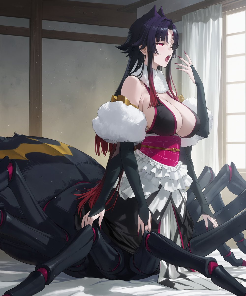 Visualaix's tweet photo. Specialリクエスト「今夜の獲物は恋人です」 | Visualaix|ビジュエ
https://t.co/FQEyOenNXE
https://t.co/D04D0DkvCG 

#AI生成 #アラーニャ・タランテラ・アラクニダ #モンスター娘のお医者さん #アラクネ #人外娘 #モンスター娘 https://t.co/n8JedtMfyf