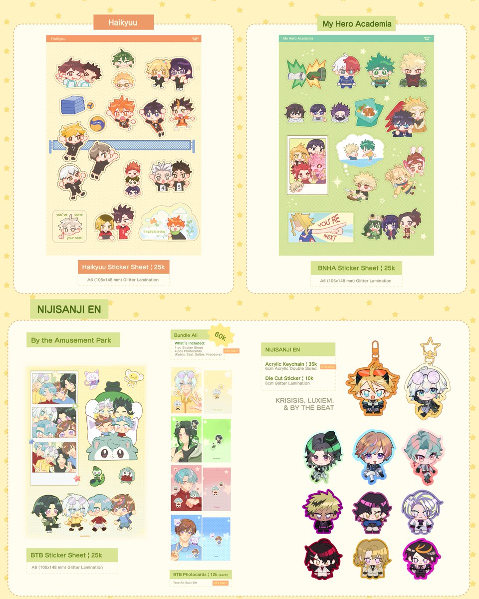 noodlebits's tweet photo. 🔁&amp; 💛are very appreciated!
 noodlebits #CF23 PRE-ORDER 2, OTS &amp; GIVEAWAY
   
📅 PO ends at 15 October 
📦 Pick up (both days) &amp; Mail order 
🍀 Link below the cut! 👇

 ˙⟡ Witch Hat Atelier, Dungeon Meshi, GFIN, TSHD, Goodbye Lara, Haikyuu, BNHA, BTB, NIJI EN, Original

 [1/3] https://t.co/oDuH8bPPLS
