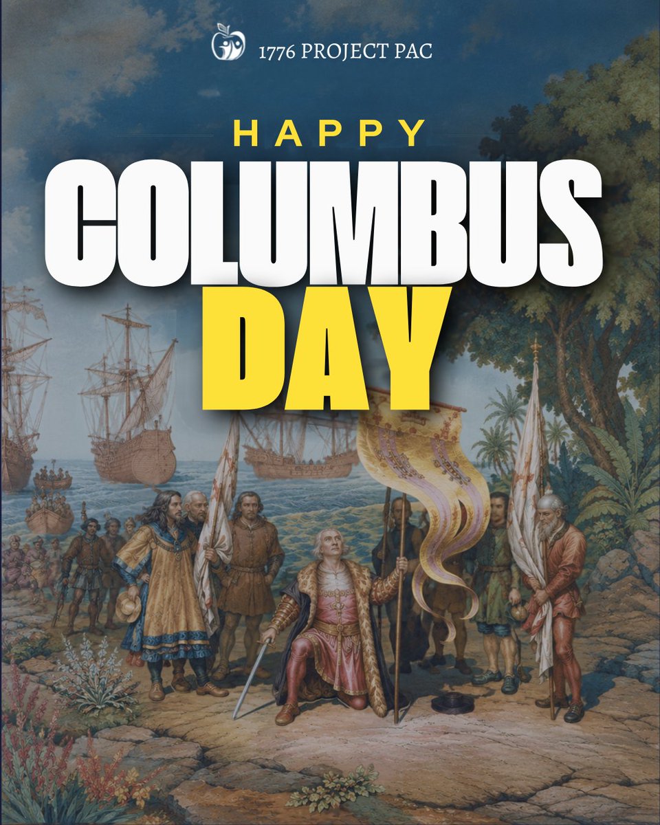 1776ProjectPac's tweet photo. Happy Columbus Day from the @1776ProjectPac. 🇺🇸 https://t.co/SxTLGmUbzA