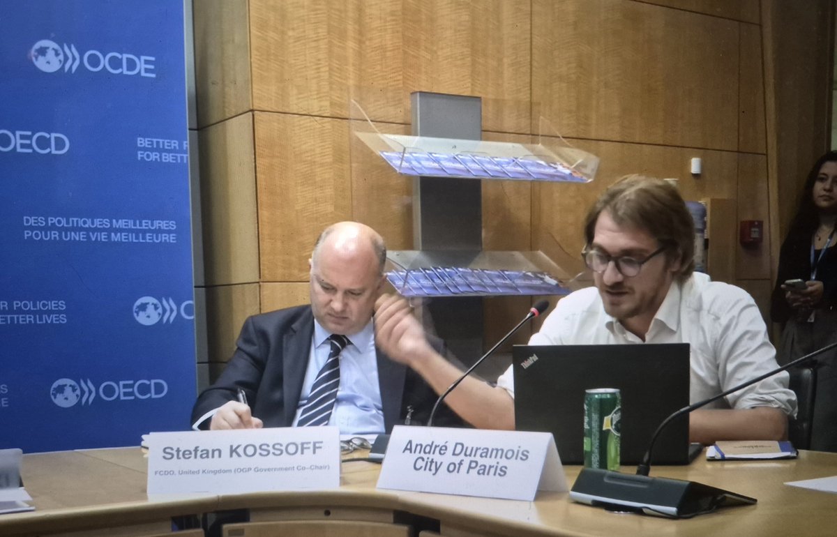 ZukiswaKota's tweet photo. Great session with @opengovpart and @OECD currently underway. Provocative reflections on #PublicParticipation, #DigitalGovernance and access to information. (Winne the Pooh and plucked chicken references all in tow! @aeyakuze) https://t.co/bdm541IUmI