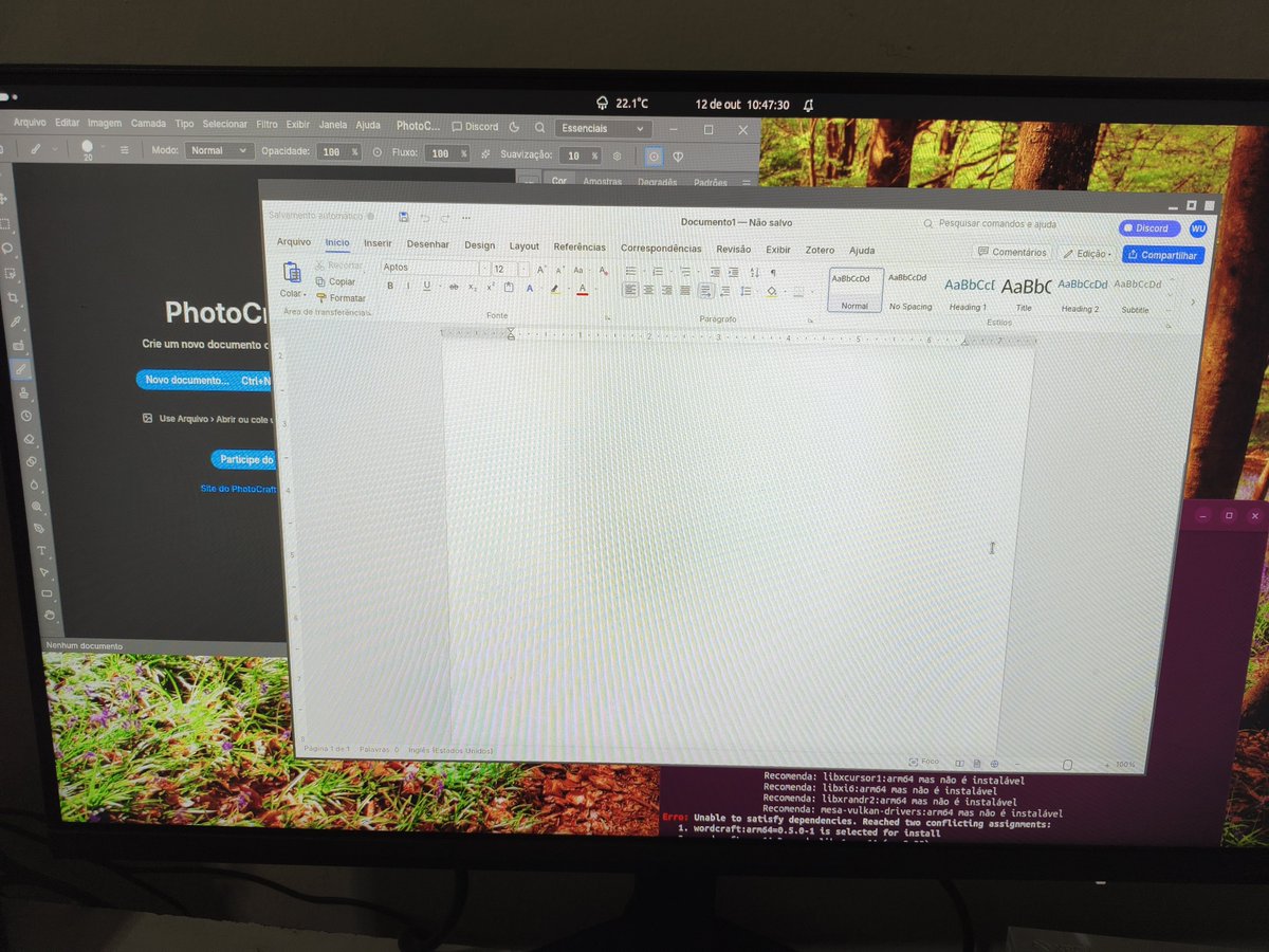 PiscesFueda's tweet photo. Photoshop e Office portados pra Linux de graça.........

Brutal rapaziada, literalmente mais nenhum motivo pra usar Windows https://t.co/TRuPmN2ECM