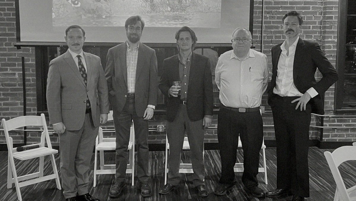 tchevezmathews's tweet photo. Thank you to everyone who attended and made this event possible. 

AMERICAN FICTION / SAINT LOUIS October 10, 2026

Readings by Theodore Judson John Jay Stancliff

With Will Ballard The Prudentialist

Sponsored by Ark Press · Passage Press · Charles Haywood

Presented by 
Oyarsa
Farthest Heaven
Book Club From Hell

Signup to be notified of future events
https://t.co/4kC4nn8Cq7