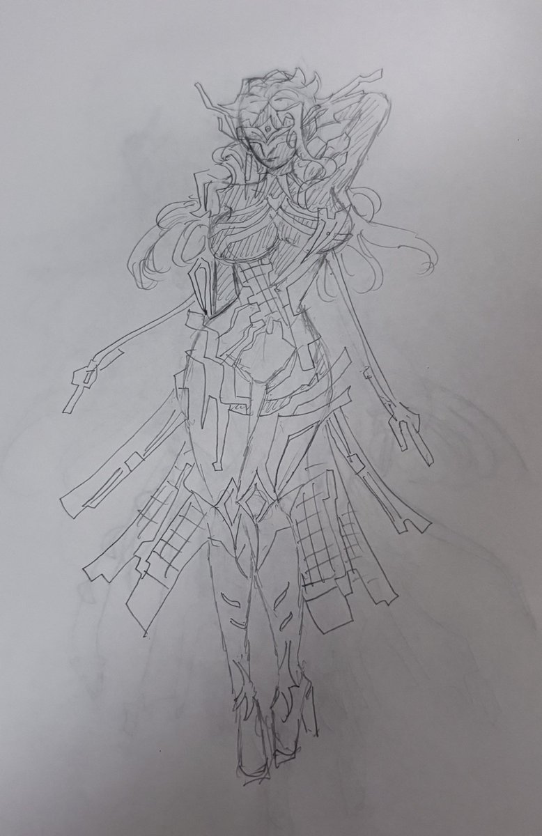 ckwb_power's tweet photo. 博士の女体化らくがき https://t.co/PHejciFJMd