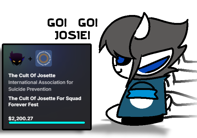Kingking408's tweet photo. @novedplayer's Squad Forever Fest 2026 is now over and my community locked in with over $2000+ in donations! This is the biggest amount I have EVER helped raised and I'm happy to have my community pop off and show just how much we care about suicide prevention! 
#SquadForeverFest #VRChat #Charity