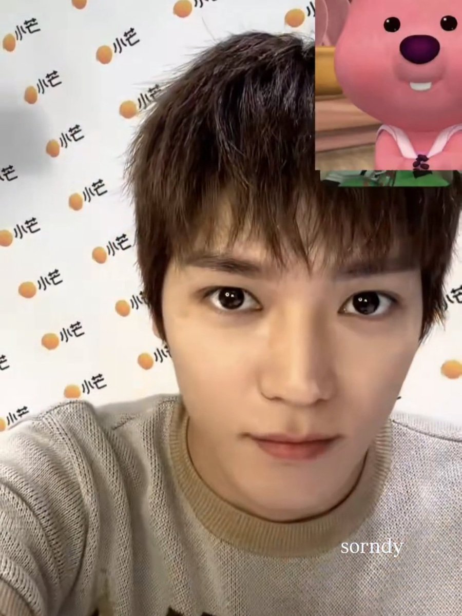 momentofty's tweet photo. 태용이 최근 영통 얼굴이 넘 똥강아지 같애 https://t.co/Nr5KSXPXnj