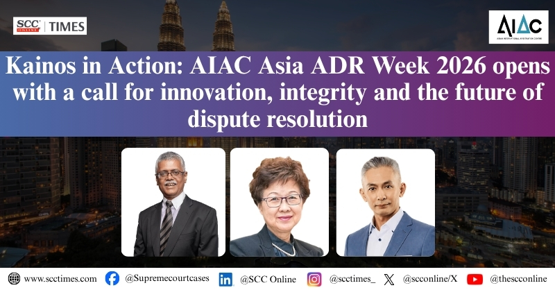 scconline_'s tweet photo. Kainos in Action: AIAC Asia ADR Week 2026 opens with a call for innovation, integrity and the future of dispute resolution
Read the full report: https://t.co/Iwg3mf0E9T
#AIACAsiaADRWeek2026 #KainosInAction #AIAC #AlternativeDisputeResolution #InternationalArbitration https://t.co/2zZifBJlzt
