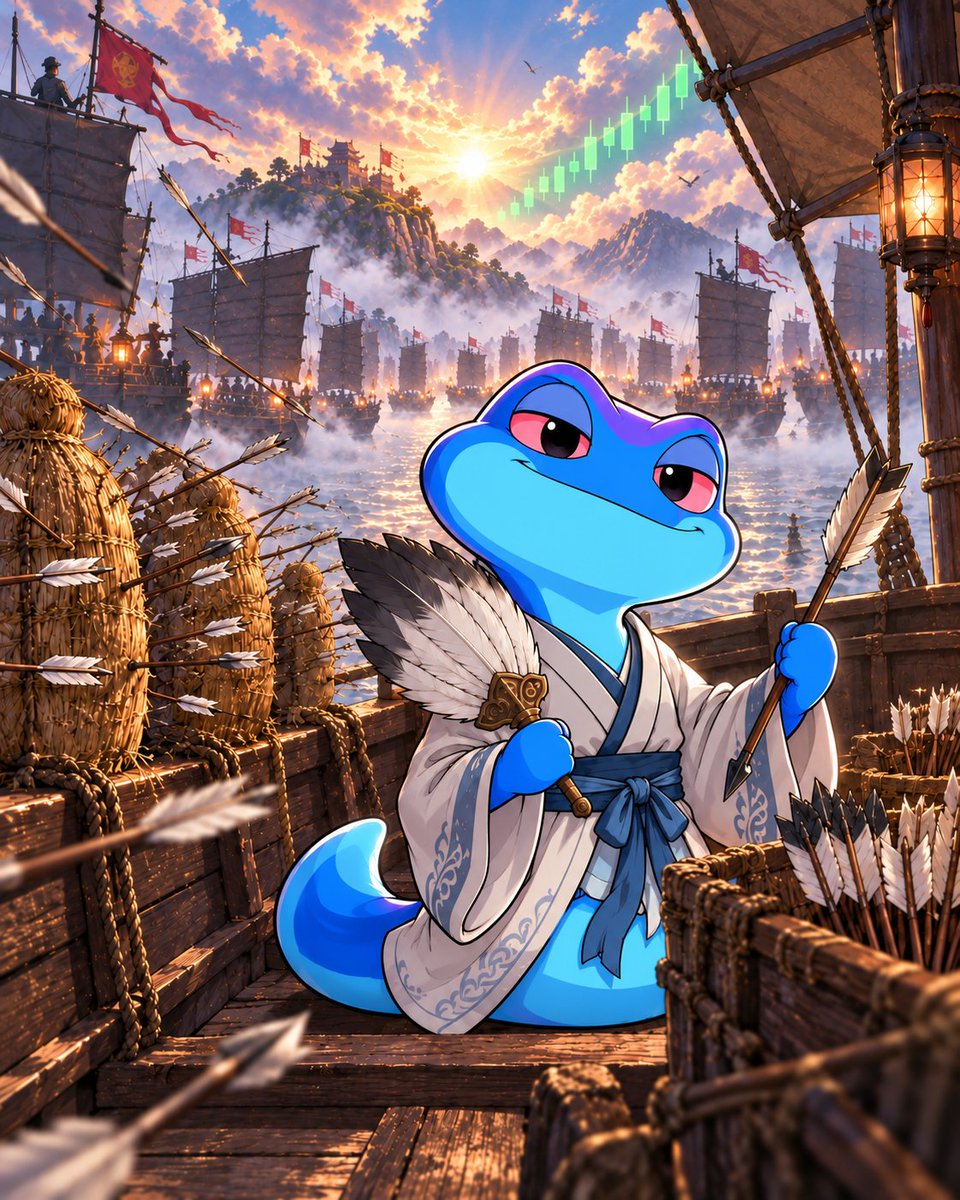 MarkWang_crypto's tweet photo. snek:native in its straw-boat era. 🐍🏹

Borrow the arrows. Stack the strength. Wait for the wind.

A Three Kingdoms daydream: today's pressure, tomorrow's green-candle fuel. 💚📈

Patient. Prepared. Ready for the next chapter.
#SNEK #Cardano https://t.co/RETGtKvyA3