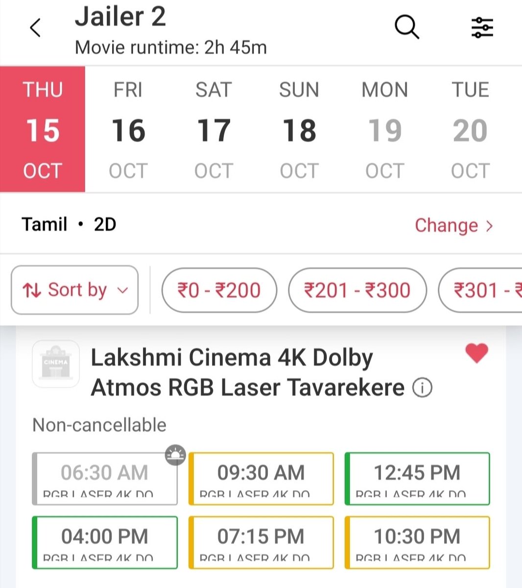 AJAYPRASHA78677's tweet photo. It's a 1000+ seater and selling out fast as soon as the bookings opened. If the shows were opened yesterday itself, by now all the shows would have gone full 🤷🏻‍♂️

Thank God, they opendd it atleast now 🙏🏻

#Jailer2
#rajinikanth https://t.co/nRVU0x1Nqo