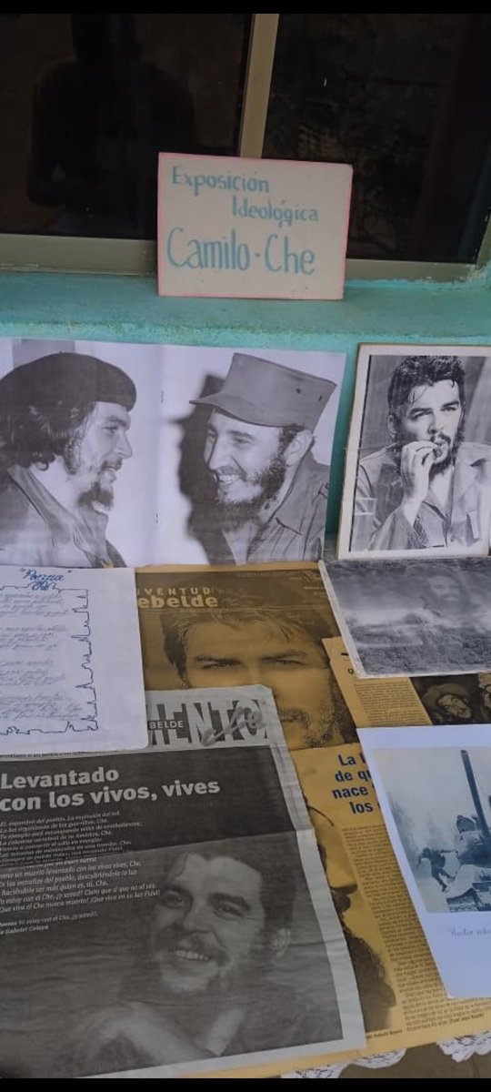 JDtoMediaNP's tweet photo. La palabra enseña y el ejemplo guía, mantener viva nuestra historia, en la  Institución Educativa  Gustavo Fraga Jacomino se realiza  matutino especial  y exposición en comemoración al 62 aniversario de la desaparición física del Guerrillero heroico . https://t.co/xtEMM6HEY0