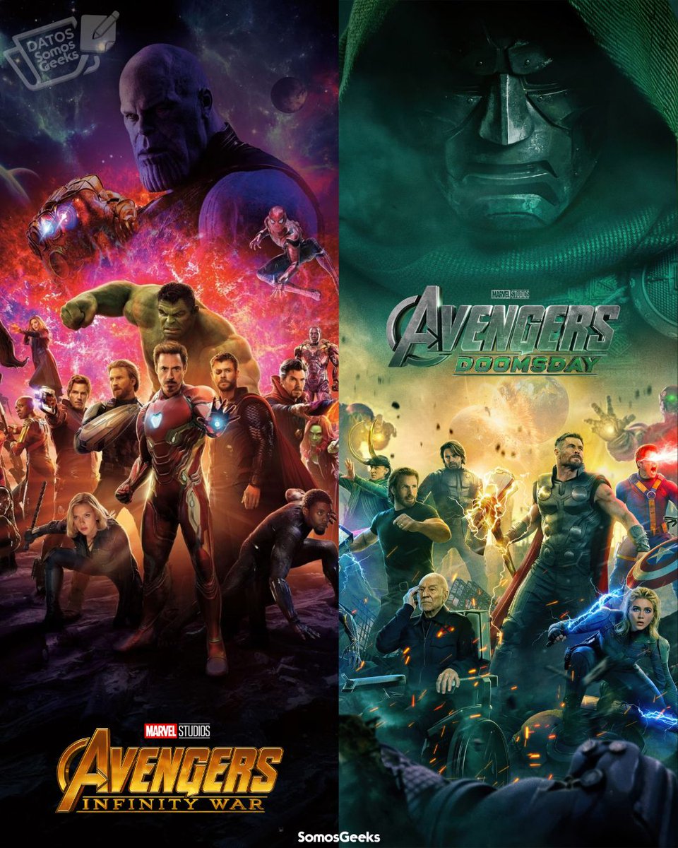 somosgeeksnews's tweet photo. Por el universo / por el multi-verso 🤯
Avengers: Infinity Way [2018] Avengers: Doomsday [2026] https://t.co/sAoTiX0Gwg