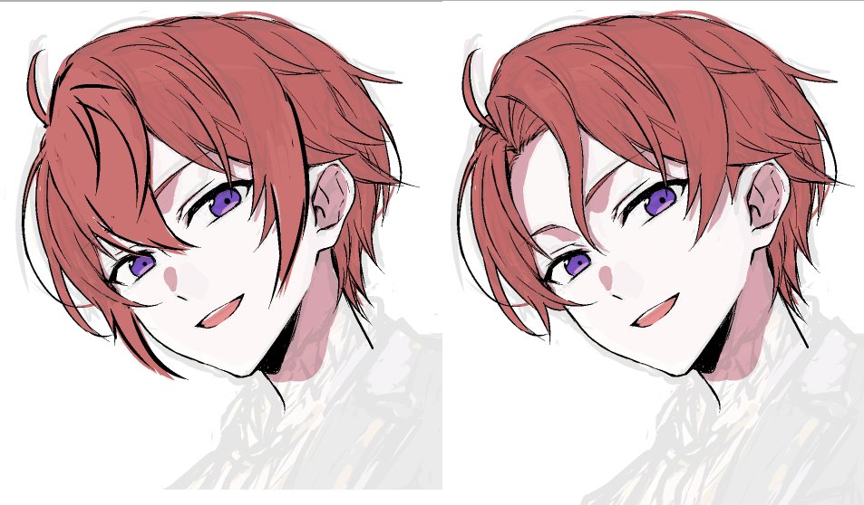 yoi_anst's tweet photo. 描いてるうちに誰？？？ってなって、いつもの髪型っぽくしたらちゃんと司になった良かった…
ヘアアレ司似せるのむず過ぎる…前髪とサイドの毛もなくなってるから変化デカいね… https://t.co/25sX6fhBd5