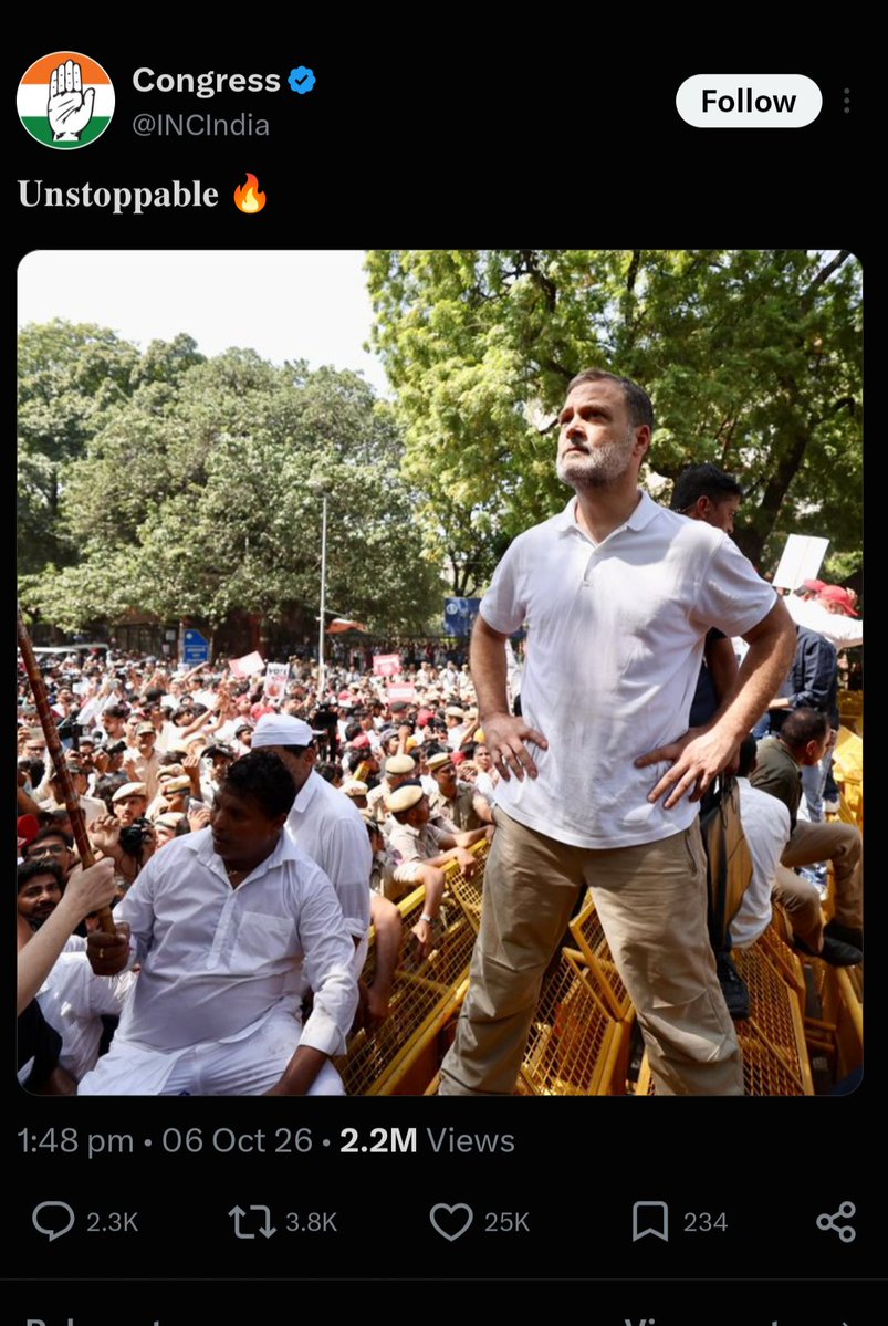 rum_484's tweet photo. Even a Nike horned gaumata gets more likes than Pappu. Seriously, @INCIndia needs to make a donkey their next PM candidate and LOP instead of useless Pappu to atleast win 100+ seats. Otherwise tata, bye bye, gayo... https://t.co/BQc8KVD2Tp