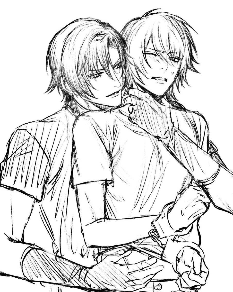 nanon_enst's tweet photo. 身体が描けなくて終わりました シキアキ https://t.co/rBeBoCgafv