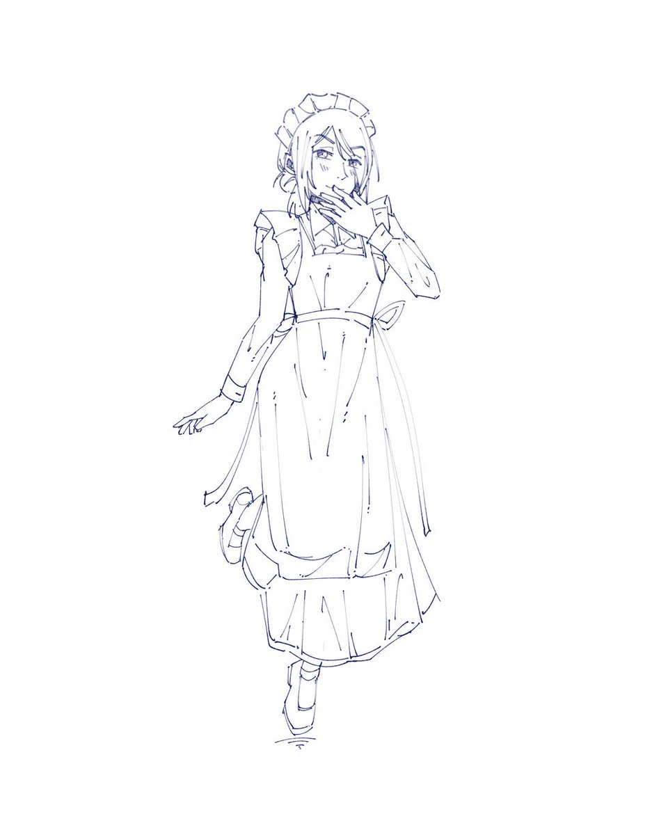 ryenix0's tweet photo. Maid Reze sketch

#reze #csm https://t.co/yXXNdhC4gm
