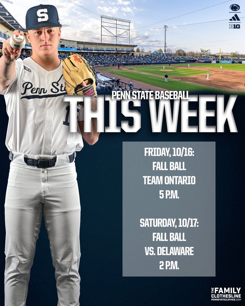PennStateBASE's tweet photo. Double the Fall Ball fun at Medlar Field at Lubrano Park this weekend!

#WeAre https://t.co/hrdWP3ZS1x