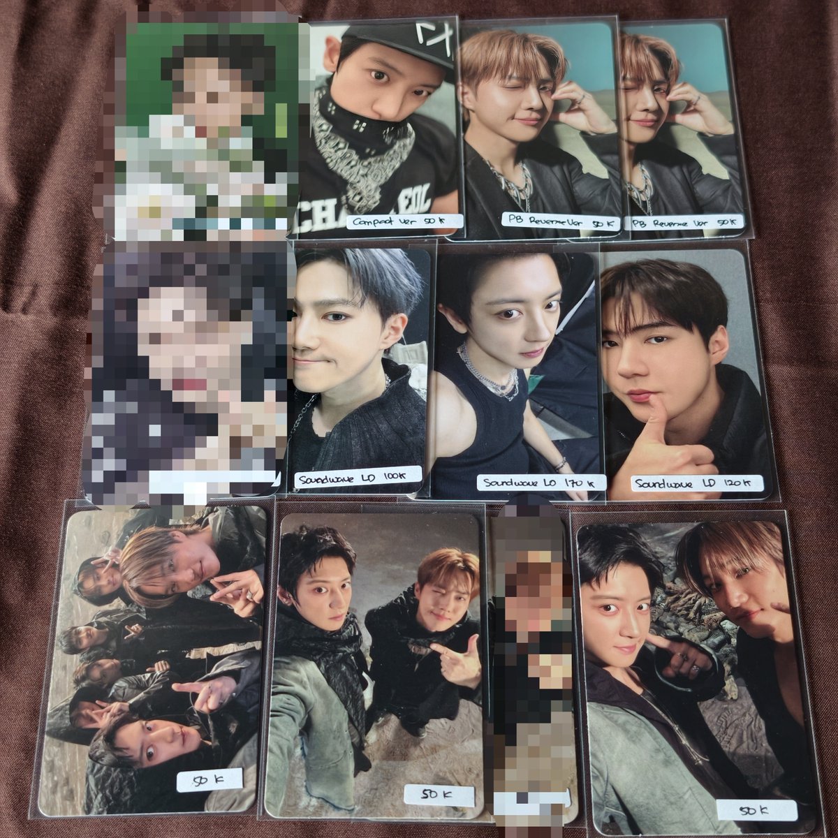 MCDO1112's tweet photo. Update WTS aab exo price on pict https://t.co/JEvD62OXjr