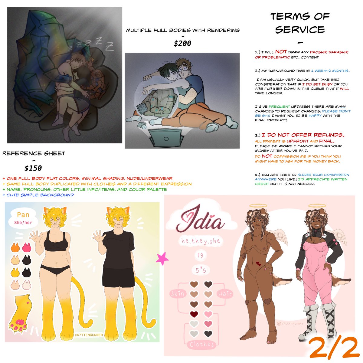 pervertcy's tweet photo. My commissions are always open! Dm me if you’re interested :-) 

These are some general price examples + qna + tos :3

Toyhouse link for MORE art examples⤵️
https://t.co/Z9YrMX2aJk https://t.co/N7IM4tqqtp