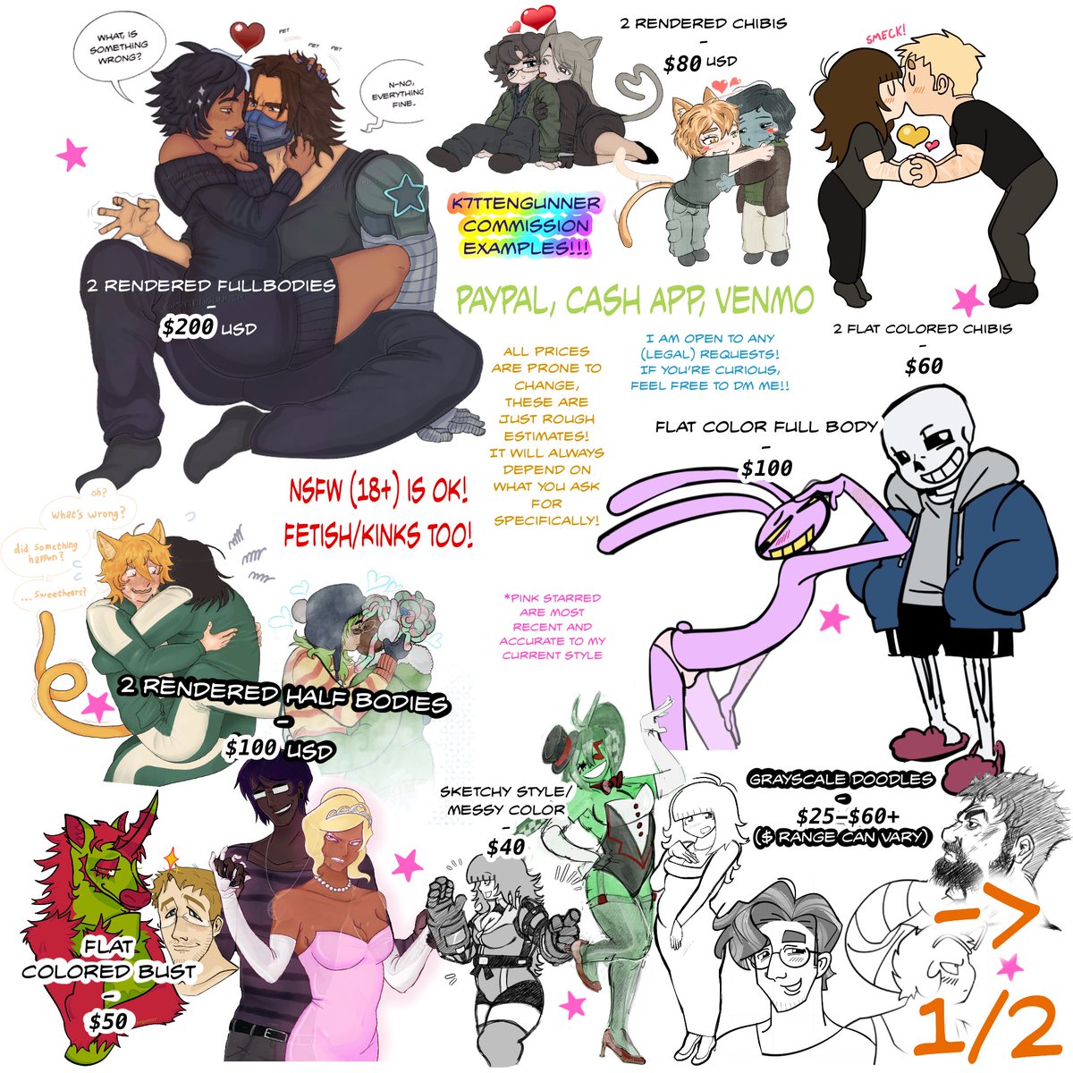 pervertcy's tweet photo. My commissions are always open! Dm me if you’re interested :-) 

These are some general price examples + qna + tos :3

Toyhouse link for MORE art examples⤵️
https://t.co/Z9YrMX2aJk https://t.co/N7IM4tqqtp
