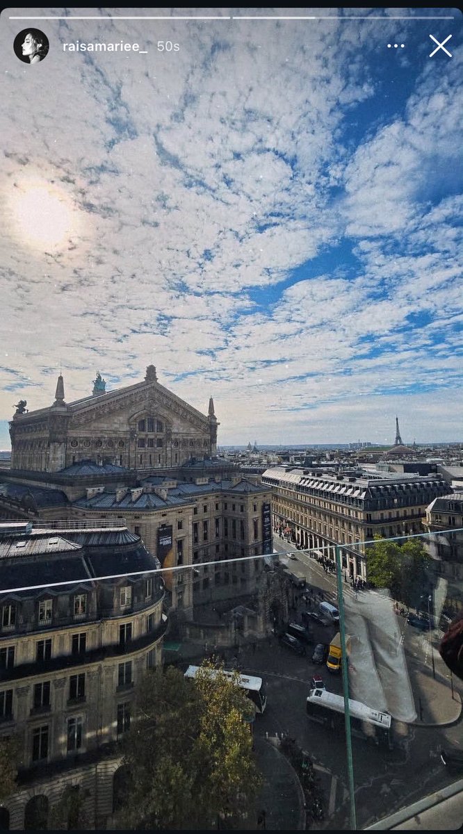 mariesbasee_'s tweet photo. (IG) 12.10.2026 raisamariee_ instagram story update 

marie in paris 👀😙 https://t.co/OUXaUIZTkw