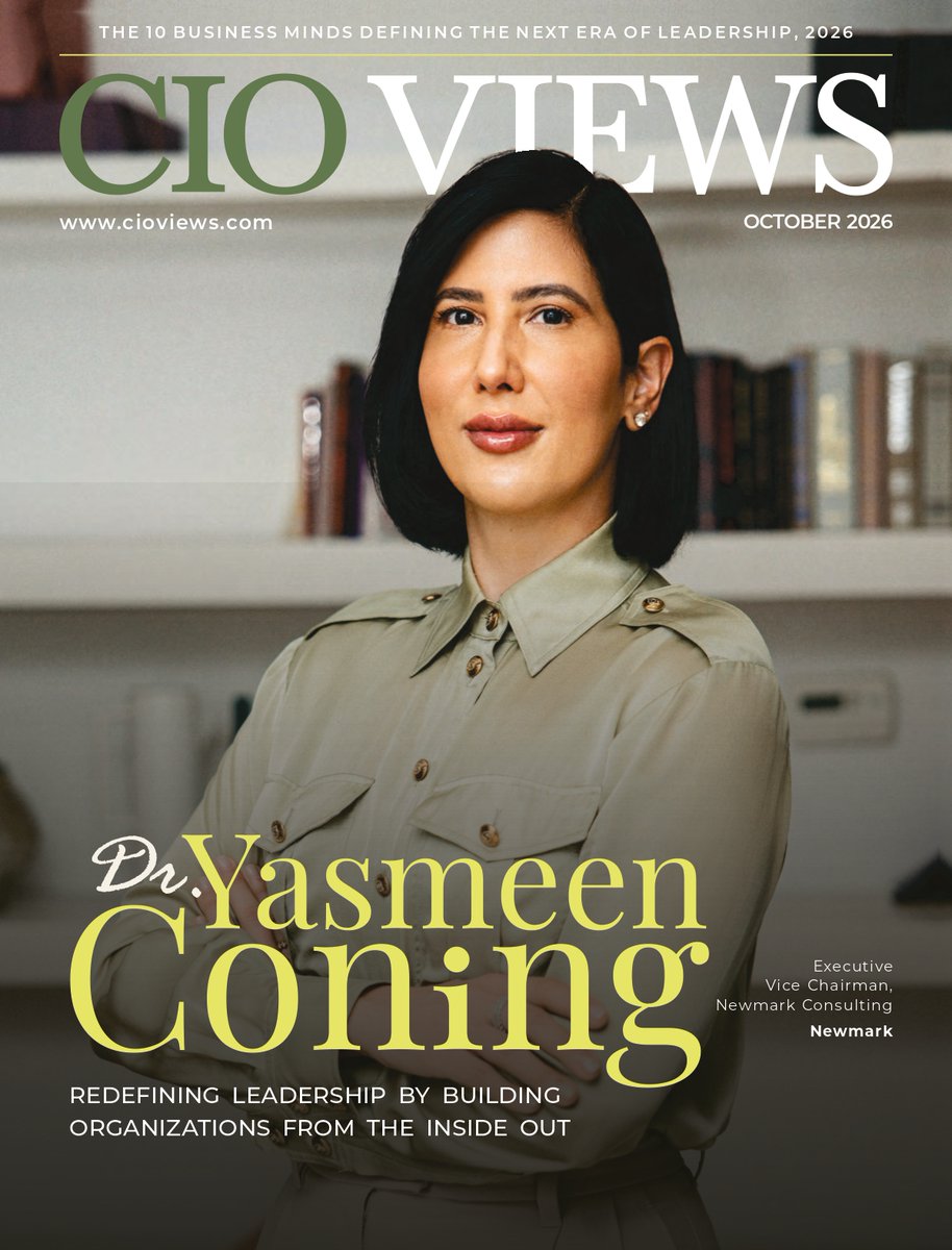 CIOviews's tweet photo. CIO Views Magazine proudly features Dr. Yasmeen Coning, Executive Vice Chairman of @Newmark , on the front cover of “The 10 Business Minds Defining the Next Era of Leadership, 2026.”
🔗https://t.co/Lq9pmab0Za

#Visionary #Executive #Business #Leadership  #OrganizationalCulture https://t.co/wuGsgbyLQX