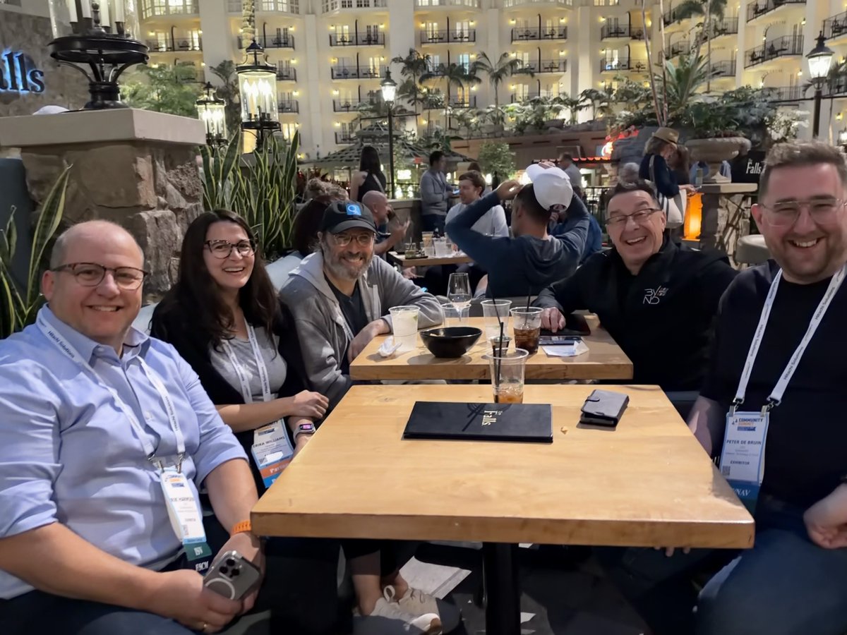 QueueAssociates's tweet photo. Monday is off to a great start at #CommunitySummitNA! After dinner with the community and this morning’s keynote, we’re reconnecting with familiar faces and gearing up for the day.

📍 Visit Booth #144 to learn more about QuickConnect, D365, Copilot &amp; more!

#QueueAssociates https://t.co/aI74Iizc2e