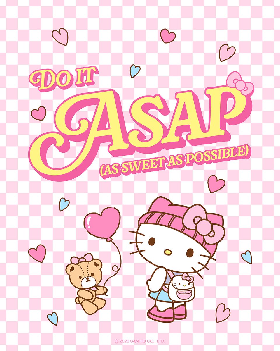hellokitty's tweet photo. A little sweetness can go a long way 💗 Tag a bestie! #mondaymotivation https://t.co/eQ5Dhghlud
