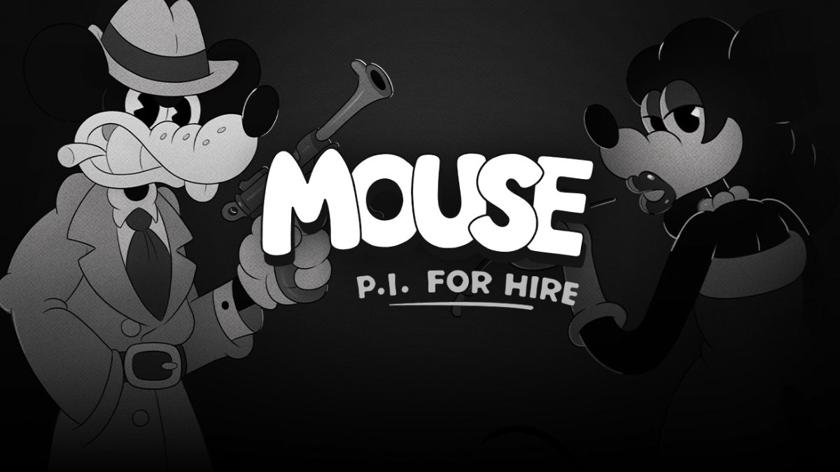 GOGcom's tweet photo. The case is open. And this mouse means business.

@mousethegame brings rubber-hose cartoon chaos to the world of first-person shooters! Step into the shoes of hard-boiled private investigator Jack Pepper, unravel a twisted mystery, and blast your way through a black-and-white world inspired by classic cartoons.

And there’s a special reason to celebrate this one: the game joins GOG as part of our From Poland to Millions of Worlds Promo Days!

Discover MOUSE: P.I. For Hire on GOG: https://t.co/x9w3Y9A8f8