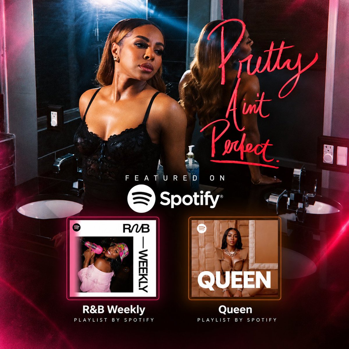 TherealCANDIACE's tweet photo. the love for “Pretty Ain’t Perfect” continues. 🤎

thank you @Spotify for the R&amp;B Weekly + Queen playlist love. ✨ https://t.co/iRF5fHF4X9