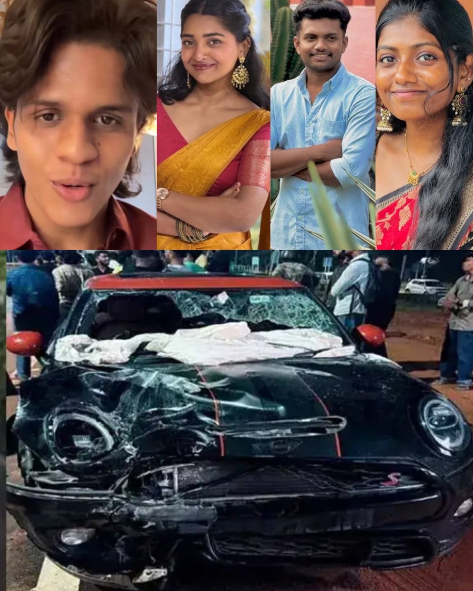 deepu_drops's tweet photo. Suhail Sajeev already posted videos of him clocking 220km/h 😨⚠️

Nooha Sajeev, the mother & owner of IHA DESIGNS talks proudly that "both her sons are mad about cars". She gifted a Mini Cooper to her 19 year old son that kil!ed 3 teenagers today and now 3 families are grieving the loss of young lives. No birthday gifts, luxury brand or financial privilege can reverse this tragedy.

During investigation, Suhail mentioned that he was driving at a speed of 120km/h while the accident occurred and his social media reels shows him clocking 220km/h along with few luxury car stunt videos. Parents who encourage their children's passion for cars must also ensure that enthusiasm is accompanied by discipline and an understanding of road safety. 

The victims deserve justice, their families deserve answers, and the investigation must proceed on the evidence without anyone receiving preferential treatment ⚖️