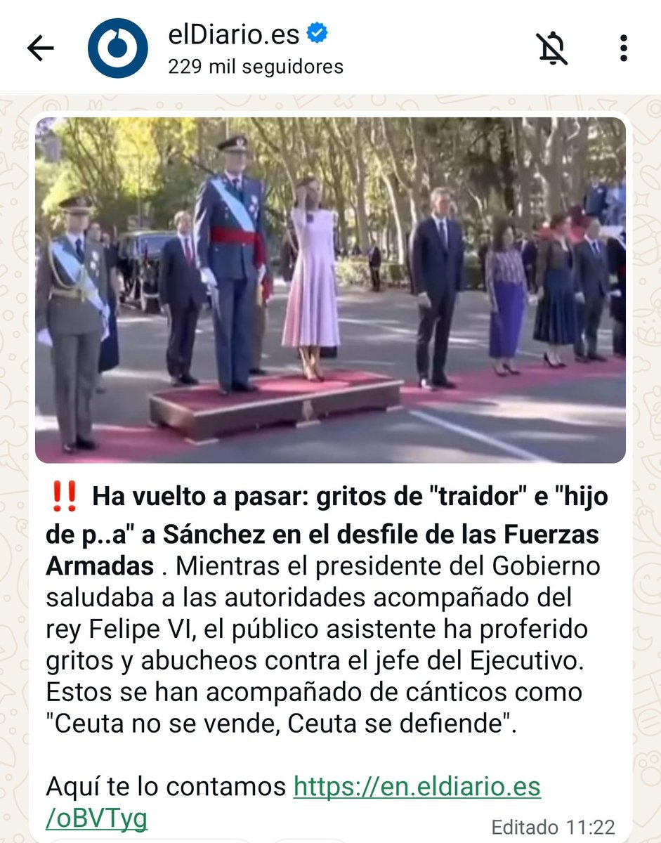 OctavioTraver's tweet photo. Menuda mierda de vida debes tener si lo  mejor que se te ocurre para pasar un día de fiesta es pegarte un madrugón para gritarle "hijo de puta" al Presidente del Gobierno.
#yAsíTodo https://t.co/S9W7ZC3e8q