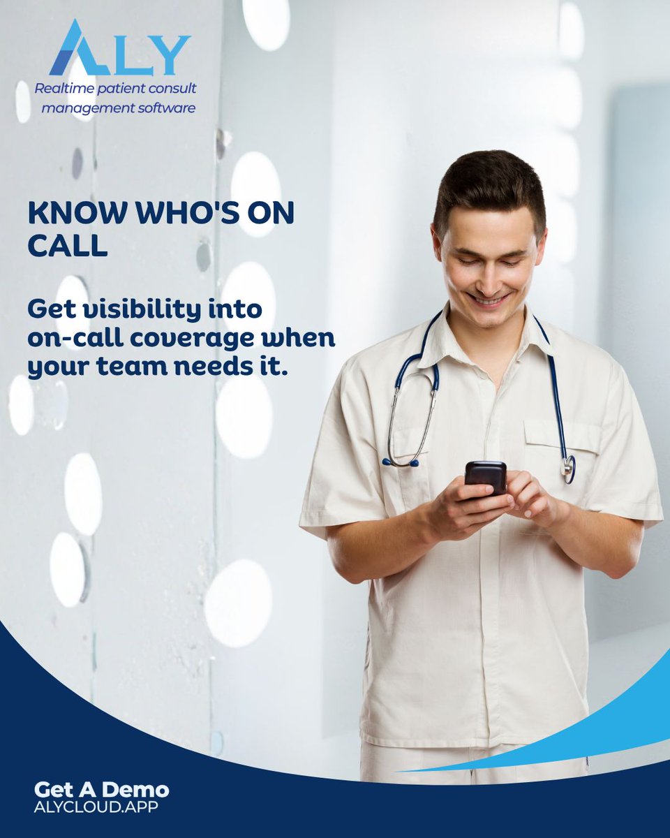 Alycloud00's tweet photo. Gain instant visibility into team on-call coverage when time matters most.
https://t.co/DLksaH46A9
#HospitalManagement #OnCallCoverage #ClinicalWorkflow #HealthIT #PhysicianScheduling https://t.co/Nnxa2foqD1