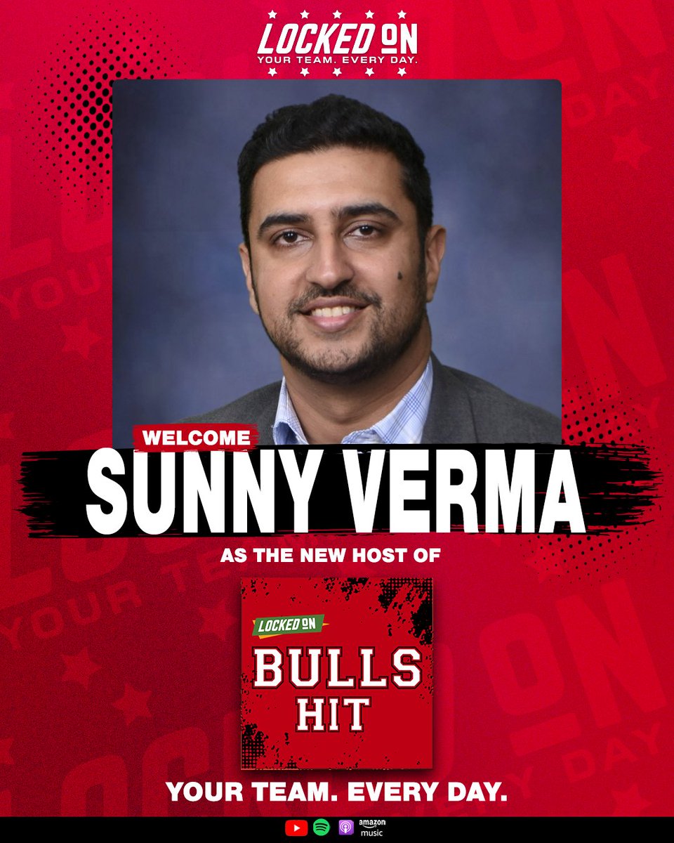 lobulls_hit's tweet photo. Meet Sunny Verma, the new host of Bulls Hit!
Get your daily hit of Bulls news, game reactions and sharp takes — all in five minutes or less. https://t.co/kmn988VbLS