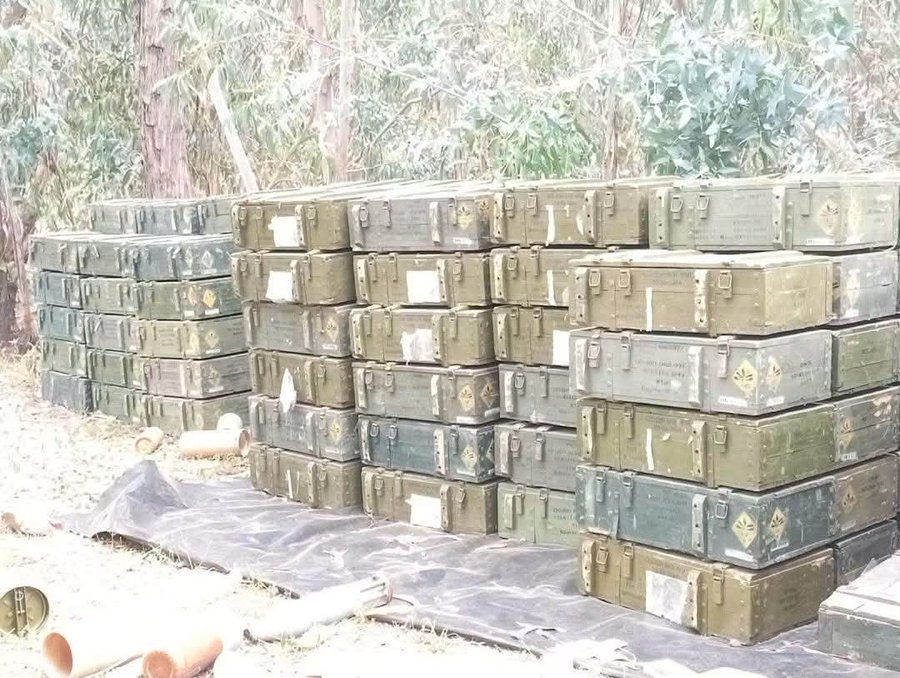 kenyaaxis's tweet photo. #Ethiopian federal forces have reportedly seized additional weapons and military equipment belonging to the #TPLF during operations in #Tigray.

Earlier reports described the capture of heavy weapons and drone munitions near #Mekelle. Details of the latest reported seizure remain unverified.