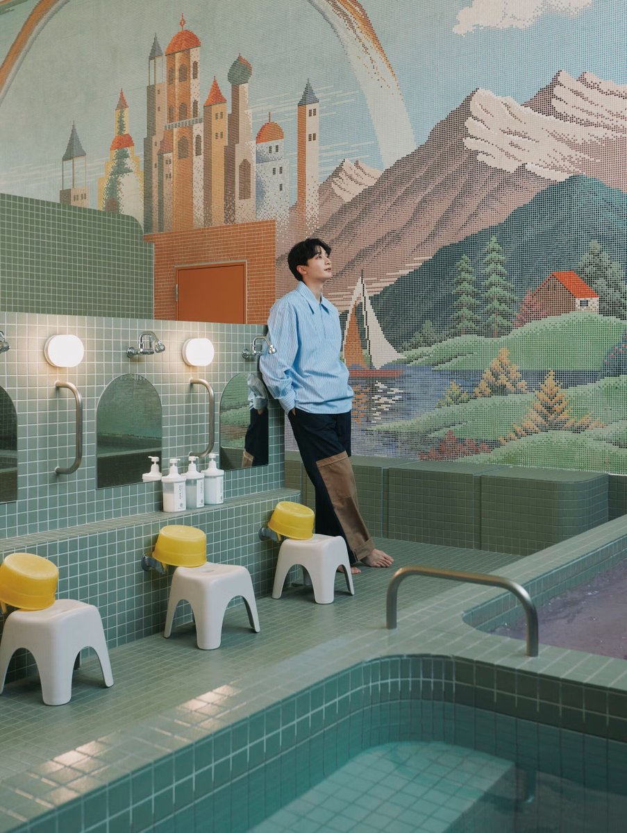 ELLEDECOR_Japan's tweet photo. 【連載vol.8】建築家・永山祐子の案内で、小関裕太が「黄金湯 新宿」を訪問
https://t.co/duP8WZAXJZ

都市の様相は常に移ろうもの。しかし、全てを一気に刷新するのではなく、移行のプロセスを丁寧に組み立てていくことも、デザインの大切な役割であると、この場所はそっと教えてくれる。 https://t.co/Z3BxbHbIRW
