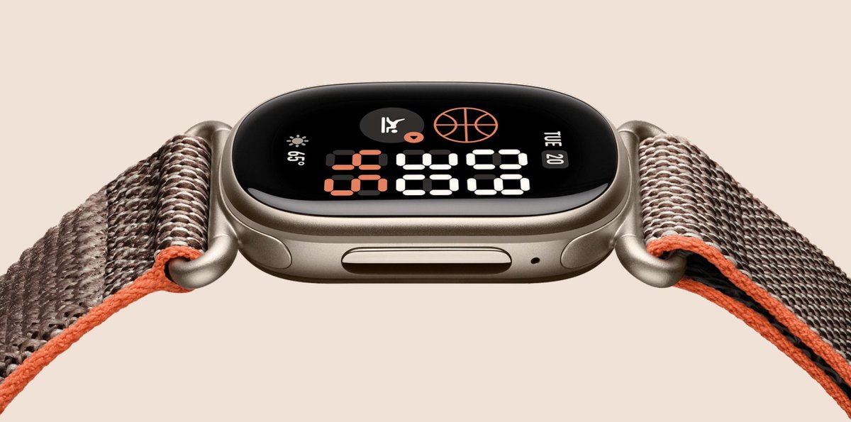 beebomco's tweet photo. Google has launched Fitbit Edge and here's everything you need to know

- 1.34" AMOLED Display with AOD
- 65mAh Battery, up to 7 days battery life
- 100% battery in 90mins
- Ambiq AP5 MCU Chip
- 64MB Storage
- BT 5.4, Built-in GPS
- Side Button
- 100% Recycled Aluminum Case, Silicon Band
- 17.7g (without band)
- IP68/5 ATM Rated
- Same Core Health Metrics as Fitbit Air
- Personalised Coaching with Gemini
- Colors: Matte Black, Satin Silver, Satin Pyrite, Champagne, Satin Pyrite

The Google Fitbit Edge has launched for $179.99 (₹17,210). Will you go for Fitbit Air or Fitbit Edge? Tell us!