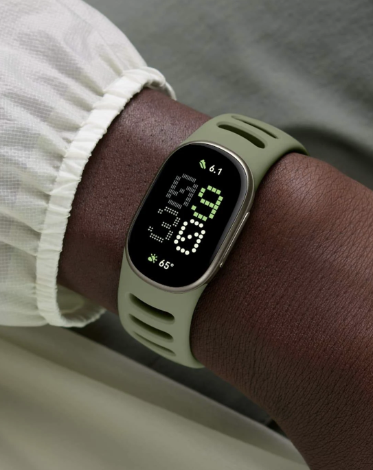 beebomco's tweet photo. Google has launched Fitbit Edge and here's everything you need to know

- 1.34" AMOLED Display with AOD
- 65mAh Battery, up to 7 days battery life
- 100% battery in 90mins
- Ambiq AP5 MCU Chip
- 64MB Storage
- BT 5.4, Built-in GPS
- Side Button
- 100% Recycled Aluminum Case, Silicon Band
- 17.7g (without band)
- IP68/5 ATM Rated
- Same Core Health Metrics as Fitbit Air
- Personalised Coaching with Gemini
- Colors: Matte Black, Satin Silver, Satin Pyrite, Champagne, Satin Pyrite

The Google Fitbit Edge has launched for $179.99 (₹17,210). Will you go for Fitbit Air or Fitbit Edge? Tell us!