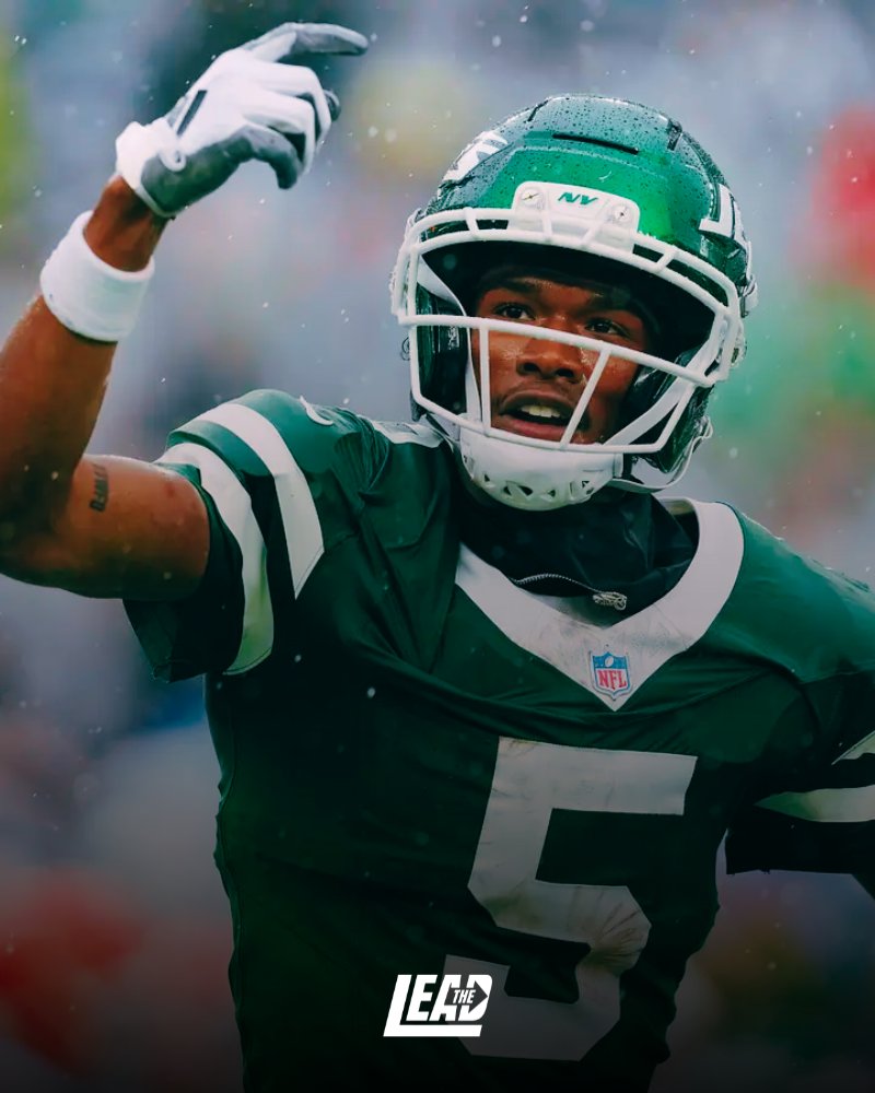 NFLLead's tweet photo. Garrett Wilson in Week 5:

7 REC
104 YDS
1 TD

Jets squeak by Cleveland for second win of the season. https://t.co/rkInxnUKIm