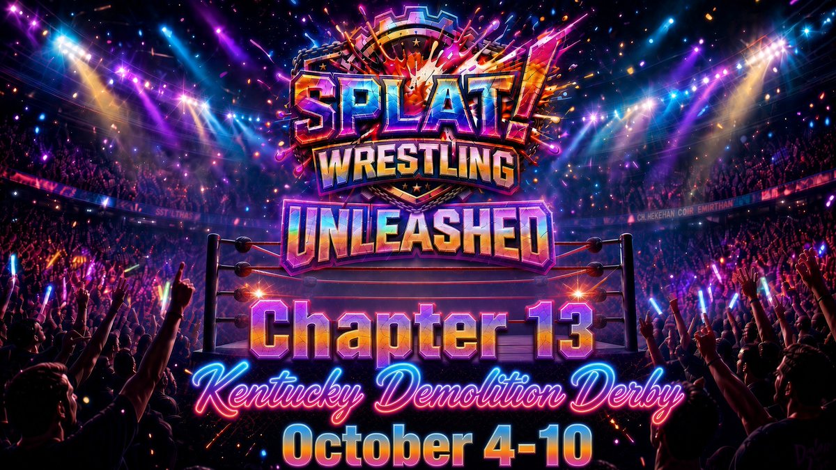 thesplatnetwork's tweet photo. Now Streaming on the Splat! Network:

Splat Wrestling Unleashed - 10/12/2026

https://t.co/ZJBr3uQqKs https://t.co/0Ik023wE7i