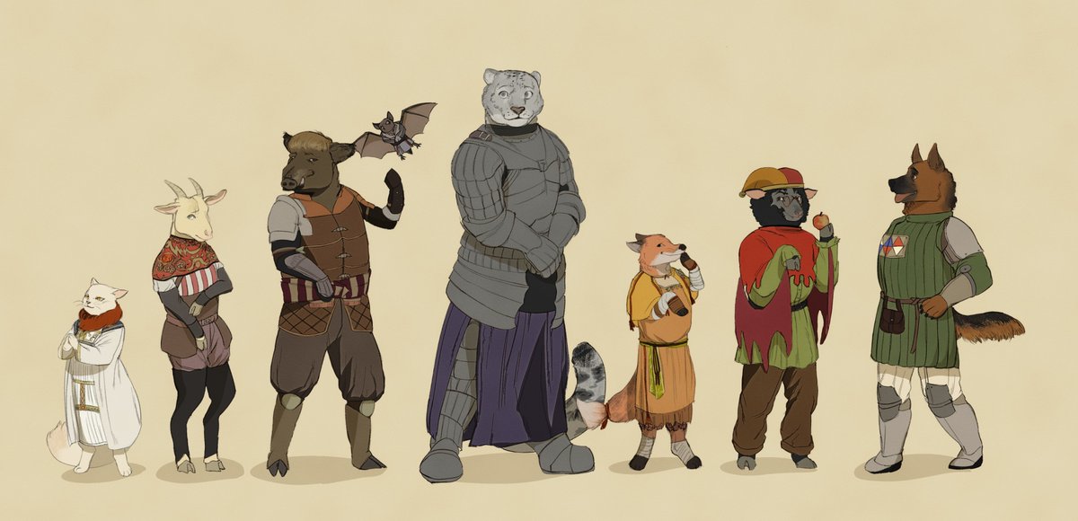 musteilsndra's tweet photo. My OCs as fairy tale animals 🦊

#oc #artmootsㅤ https://t.co/OK402RWx3N