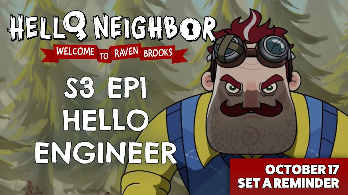 tinyBuild's tweet photo. 'Welcome to Raven Brooks' Season 3's first episode is landing on October 17. Don't miss it - click that bell icon:

🔔https://t.co/eRi854AlQ9 https://t.co/2Ad66AqSQ5