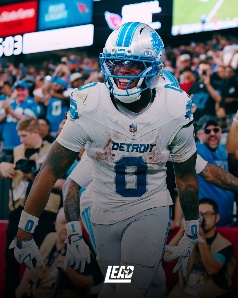 NFLLead's tweet photo. Jahmyr Gibbs in Week 5:

30 Touches
207 Total Yards
1 TD

Leading NFL in scrimmage yards. https://t.co/tzTX6wGvnh