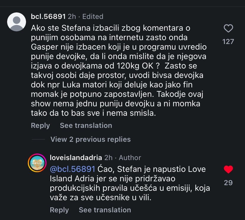 pickaraj's tweet photo. Vatao Gaspera za muda? #loveislandadria https://t.co/RqboAT2MD9