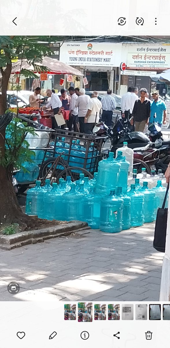 humdardsultan's tweet photo. 72 days, 80+ complaints - Still no action!Footpath completely blocked by water cans, carts, bikes at Cawasji Patel Street, Fort. Outside Lilson Tailors &amp; Bhawanji &amp; Co / Sukhia Bldg. Pedestrians forced onto road.
@mybmcWardA https://t.co/geSq8xX0Fe