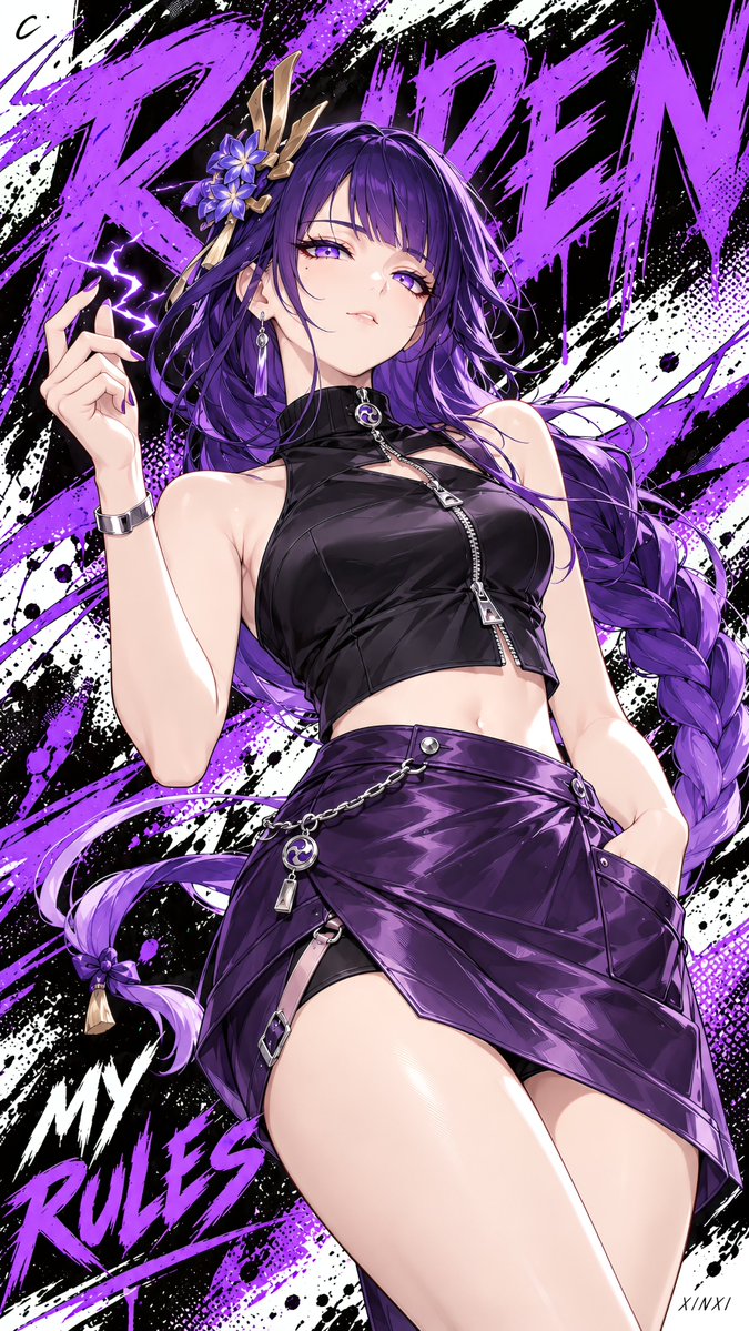 kelezongzi's tweet photo. 雷八组合😚😚

#原神 #GenshinImpact #AIイラスト #原神イラスト https://t.co/pavYvocsxg