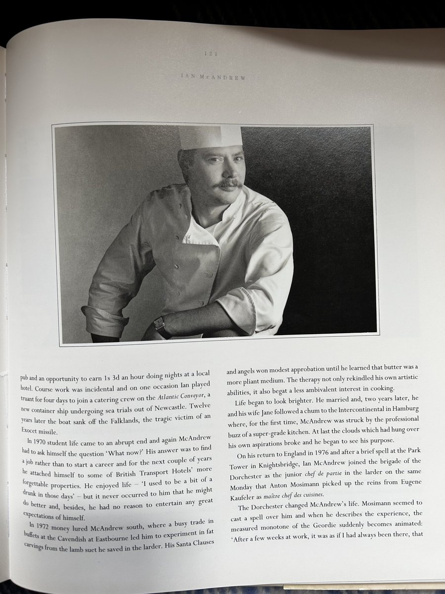 Kit_Chapman's tweet photo. * @Caterertweets Ian McAndrew was  a great chef and one of the leading pioneers in the renaissance of British gastronomy in the 1980s. He featured in Volume 1 of my two-book series Great British Chefs. https://t.co/KNxZrBVPKh