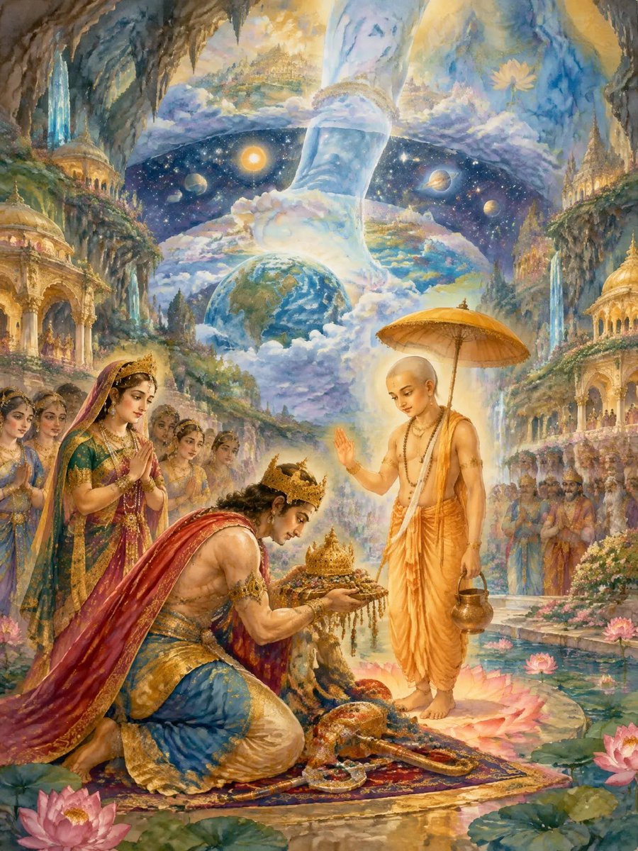 Bhgawad_Gita's tweet photo. When you realize nothing is yours, the fear of losing everything disappears. https://t.co/KUgfwKGKkF